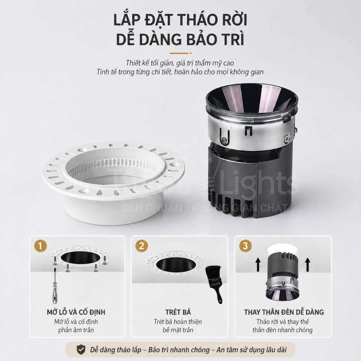lắp đặt dễ dàng